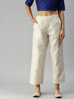 De Moza Ladies Palazzo Offwhite