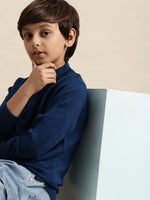 Kids - Boys Winter Sweatshirt Bright Teal Blue