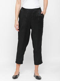 De Moza Ladies Straight Pant Black