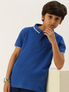 PIPIN Boys Printed T-shirt Royal Blue