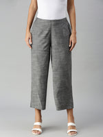 De Moza Ladies Palazzo Dark Grey