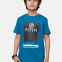 Kids - Boys Printed Half Sleeve T-Shirt Petrol