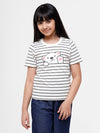 Kids - Girls Printed Top Cloud Dancer