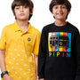 Pack of 2 Pipin Boys T-shirt Spicy Mustard & Black