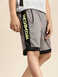 Kids – Boys Active wear Shorts Anthra Melange - De Moza