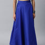 De Moza Women's Skirt Royal Blue