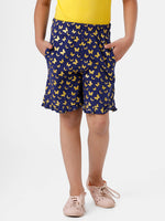 Kids - Girls Printed Shorts Beacon Blue