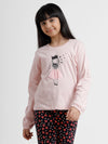 De Moza Kids - Girls Printed Top Cotton Barely There - De Moza