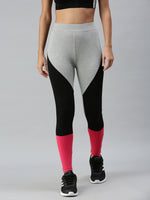 De Moza Ladies Active Wear Leggings Grey Melange