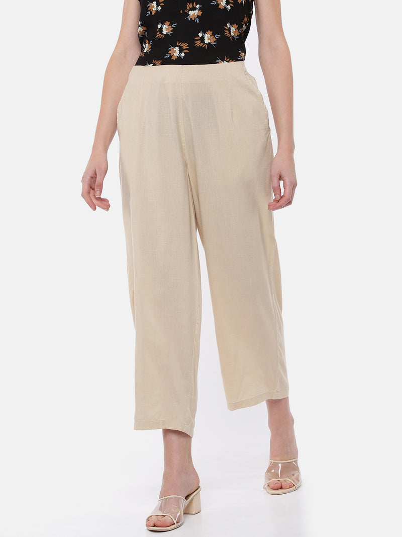 De Moza Ladies Palazzo Natural