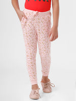 Kids - Girls Printed Jogger Pink Salt