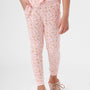 Kids - Girls Printed Jogger Pink Salt