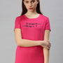 De Moza Ladies Active Wear T-Shirt Neon Pink