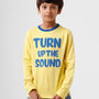 Kids - Boys Printed Full Sleeve T-Shirt Yellow Tail