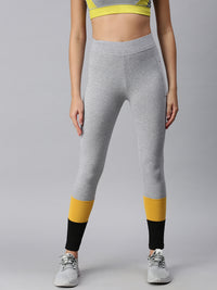 De Moza Ladies Active Wear Leggings Grey Melange