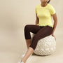 Kids - Girls 3/4TH Leggings Brown