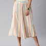 De Moza Women’s Printed Culottes Light Pink