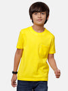Kids - Boys Half Sleeve T-Shirt Lemon Yellow