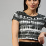 De Moza Ladies Active Wear Crop Top Black
