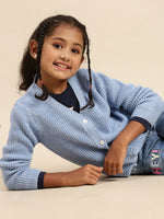 Pipin Girls Sweater Sky Blue