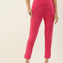 De Moza Women Super Stretch Kurti Pant Pink