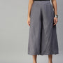 De Moza Women’s Printed Culottes Grey