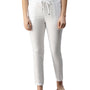 De Moza Women's Straight Pant White