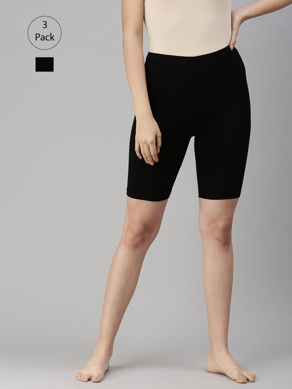 Pack of 3 De Moza Ladies Tights Black