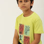 PIPIN Boys Printed T-shirt Light Green