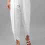 De Moza Women's Cowl Pant Offwhite
