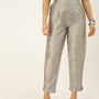 De Moza Women's Cigarette Pant Grey