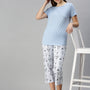 De Moza Ladies Printed Pyjama Set Wind Surfer