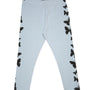 Kids – Girls Printed Ankle Leggings Light Blue
