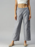 De Moza Ladies Palazzo Steel Grey