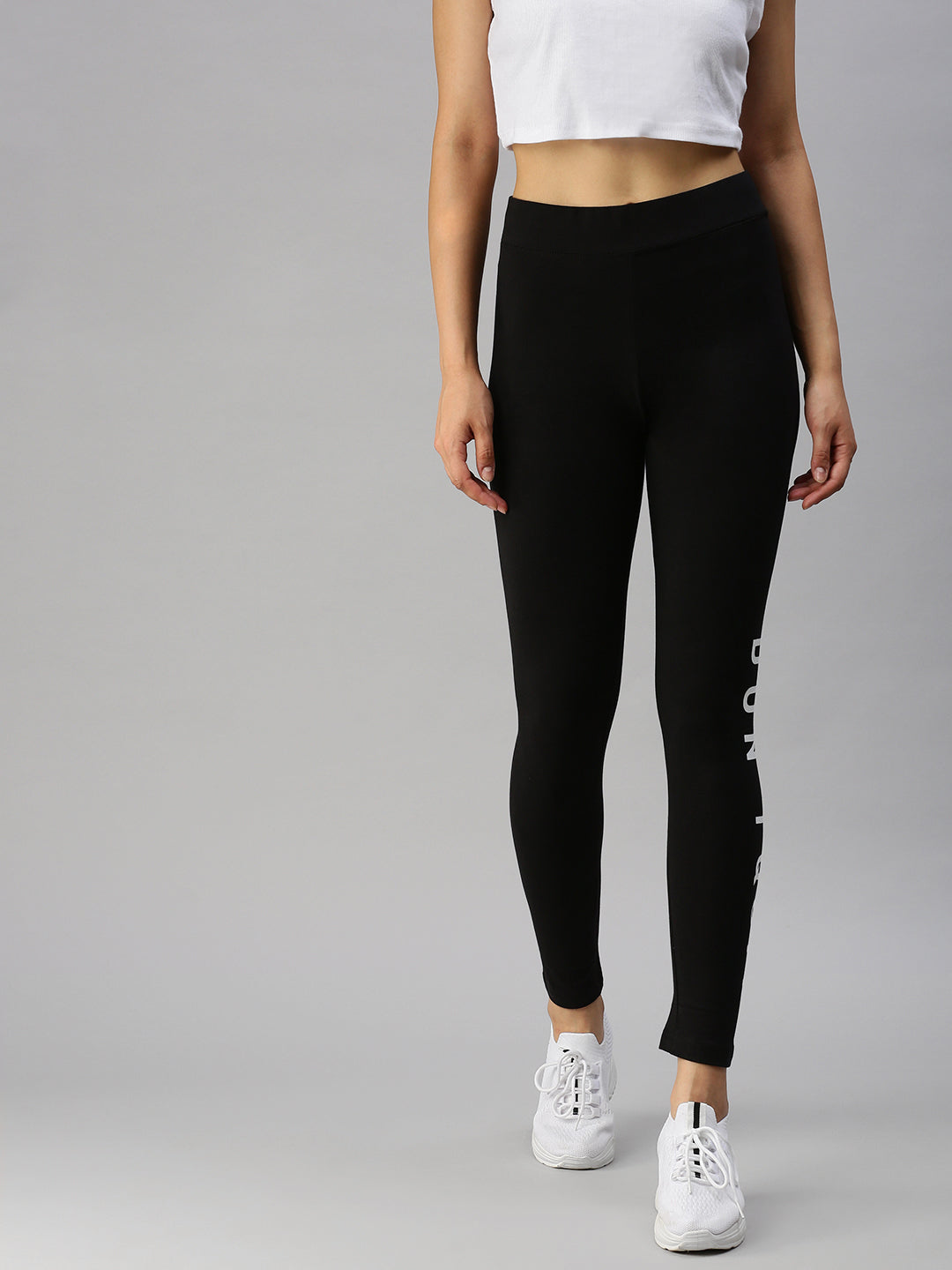 De Moza Ladies Active Wear Leggings Black