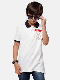 Pack of 2 Pipin Boys T-shirt Offwhite & Grey Melange