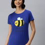 De Moza Ladies Printed Pyjama Set Bluing