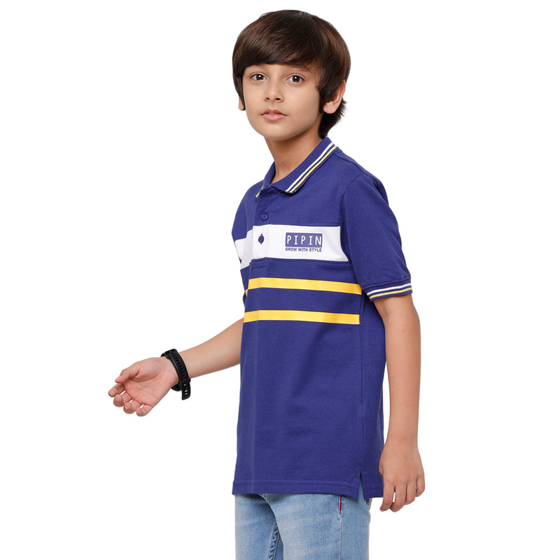 Pipin Boys Combo Cotton T-shirt Pack of 2 - De Moza