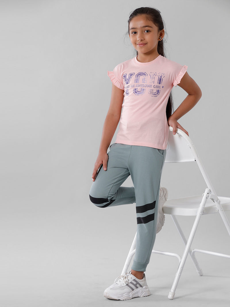 Kids - Girls Jogger Light Petrol