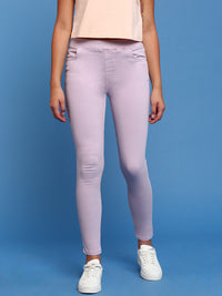 De Moza Women's Jeggings Lilac