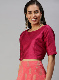 De Moza Women's Blouse Fuchsia