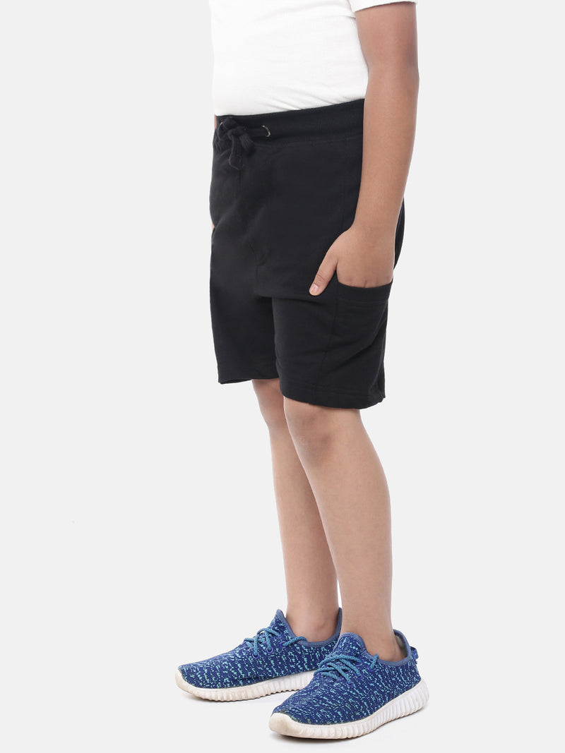 Kids - Boys Printed Shorts Black