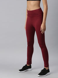 De Moza Ladies Active Wear Leggings Wine