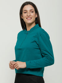 De Moza Ladies Sweatshirt Dark Teal