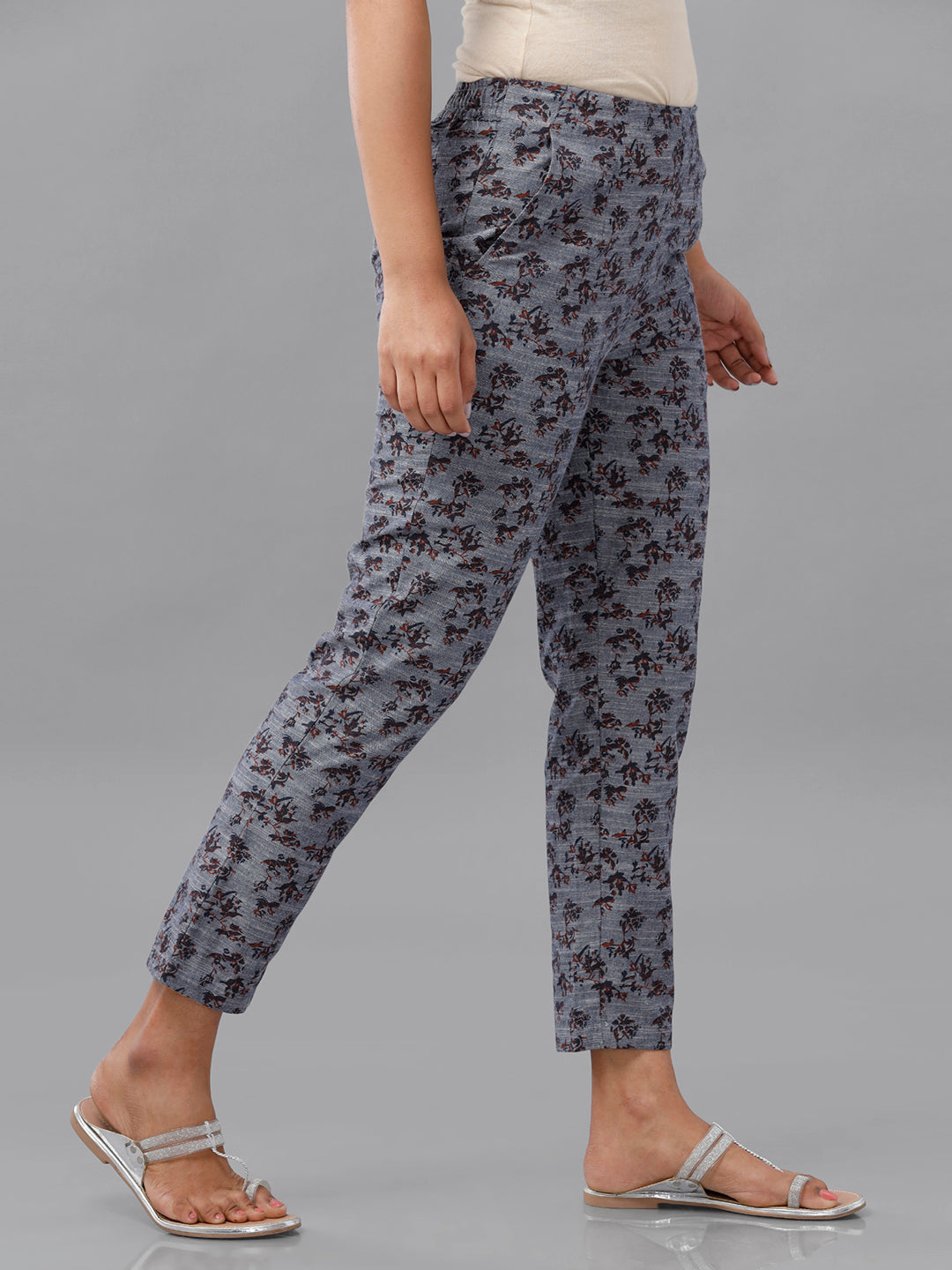 The Long Cigarette Pant In Heather Silver - Shady And Katie - Shady And  Katie