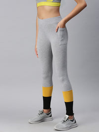 De Moza Ladies Active Wear Leggings Grey Melange