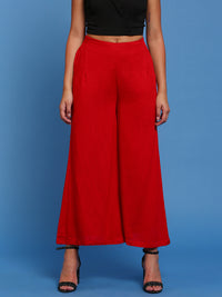 De Moza Ladies Palazzo Red