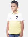 Kids - Boys Printed Half Sleeve T-Shirt Dusty Yellow