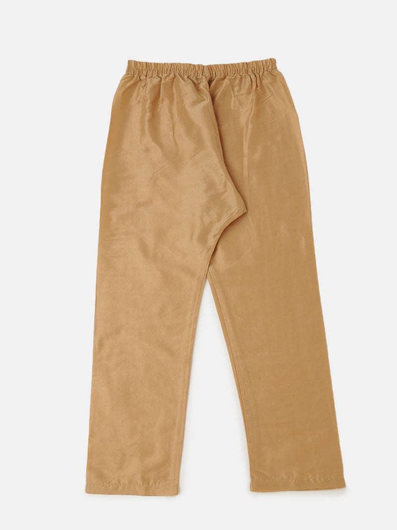 PIPIN Boys Pyjama Pant  Solid Polyester Gold - De Moza