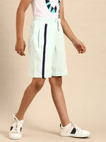 Kids - Boys Printed Shorts Mint